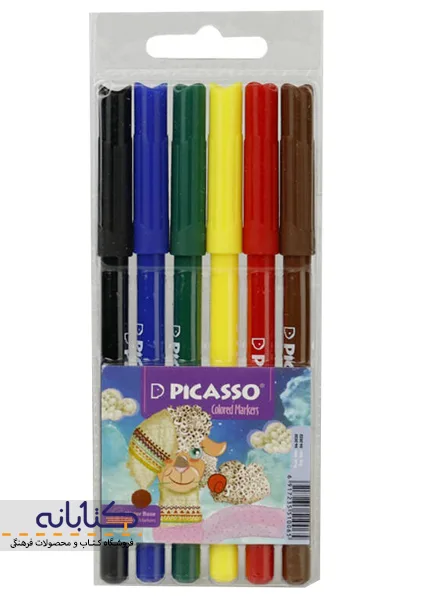 ماژیک رنگ آمیزی 6 رنگ پیکاسو