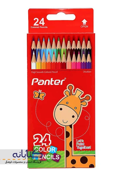 مداد رنگی 24 رنگ پنتر (مقوایی)