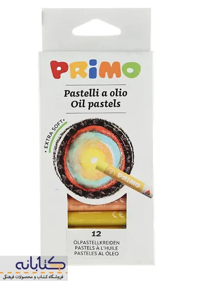 پاستل روغنی 12 رنگ پریمو