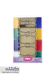 گیره کاغذ رنگی کلیپسی کلیپس کد 9362