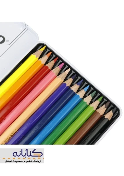 مداد رنگی 12 رنگ پیکاسو (جعبه فلزی) - 2