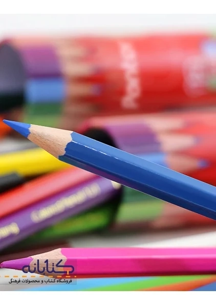 مداد رنگی 12 رنگ پنتر (استوانه ای) - 2