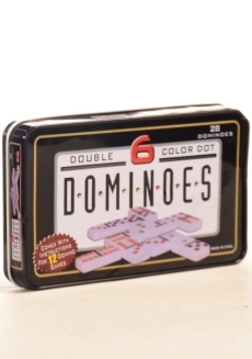 بازی فکری دومینو 28 قطعه (جعبه فلزی) - 1