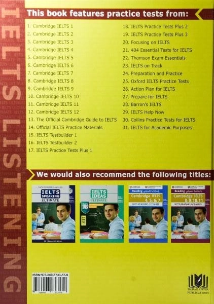 کتاب آیلتس لیسینینگ التیمیت | IELTS Listening Ultimate - 1