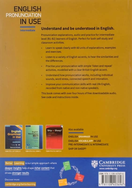 کتاب English Pronunciation in Use Intermediate (2nd) - 1