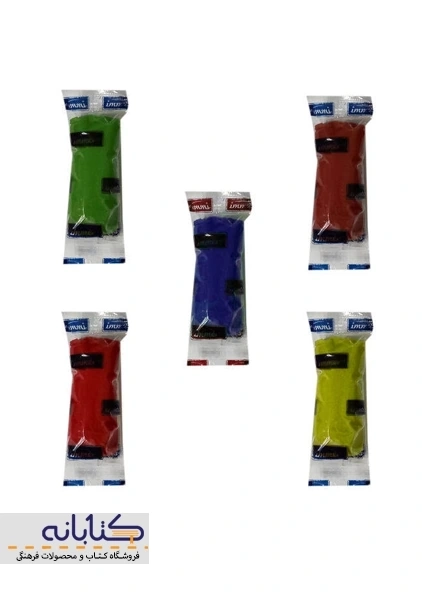 خمیر بازی 5 رنگ ایمر (سطلی) - 3