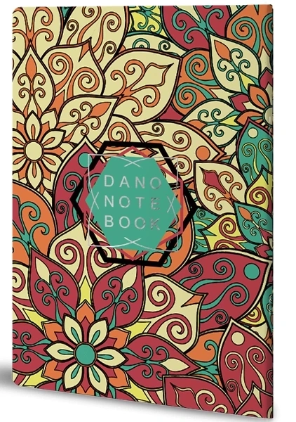 دفتر تک خط 40 برگ سری ماندالا،دانو (ته چسب) - 2