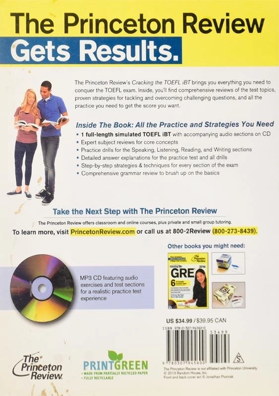 کتاب 2014 Cracking The Toefl Ibt - 1