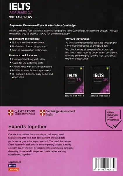 کتاب CAMBRIDGE IELTS 17 (ACADEMIC) - 1