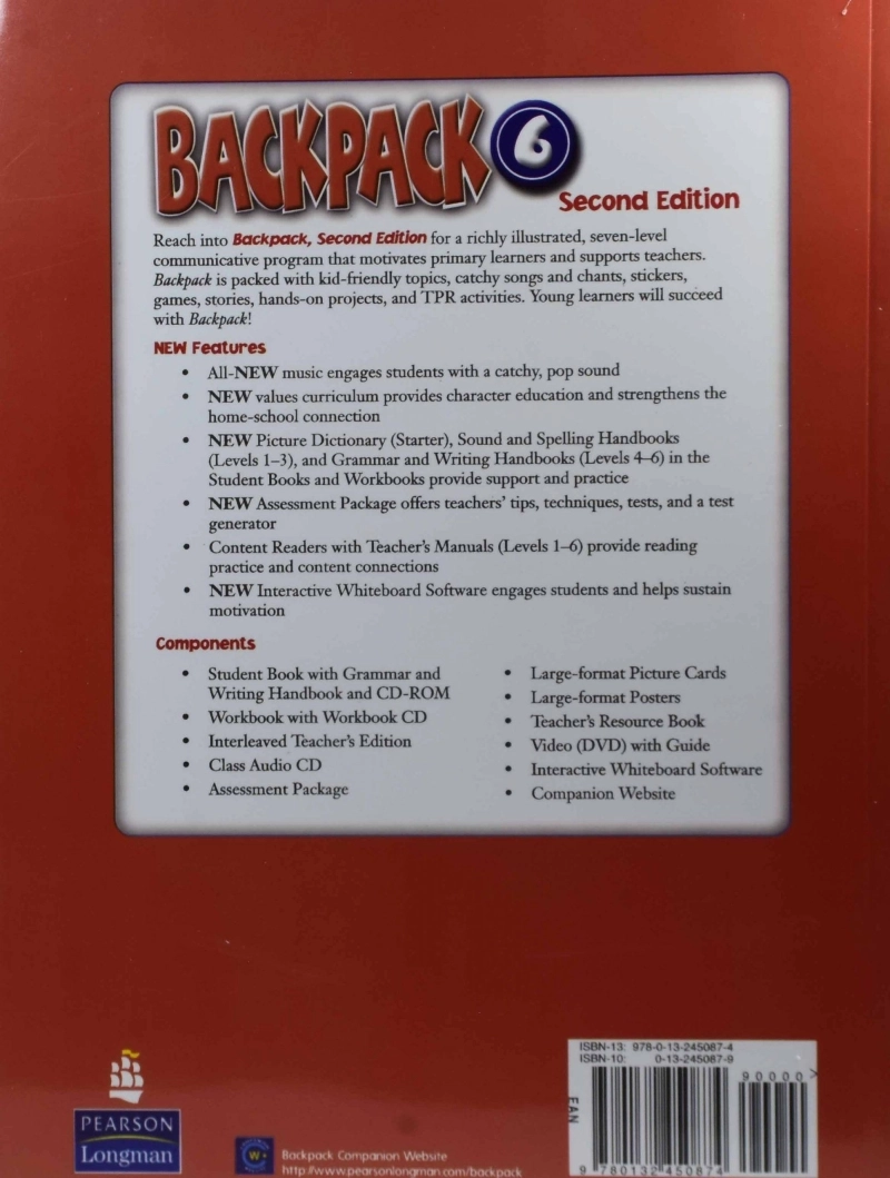 کتاب Back Pack 6 (2nd) - 2