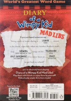 کتاب داستان DIARY of Wimpy Kid MAD LIBS - 1