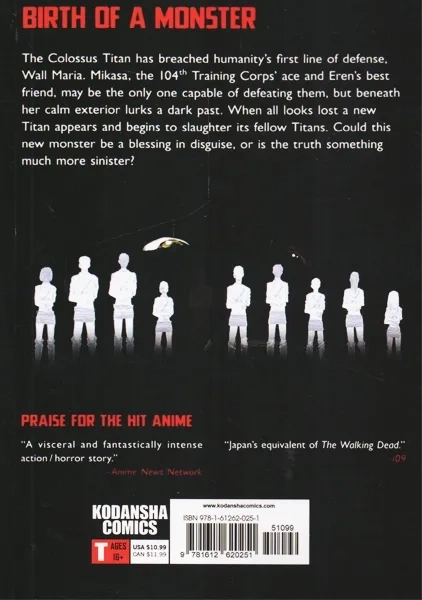 کتاب مانگا 2 ATTACK ON TITAN - 1