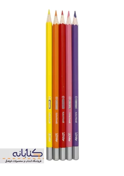 مداد رنگی 12 رنگ لوکی (جعبه مقوایی) - 4