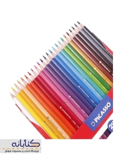 مداد رنگی 24 رنگ پیکاسو (جعبه مقوایی) - 2