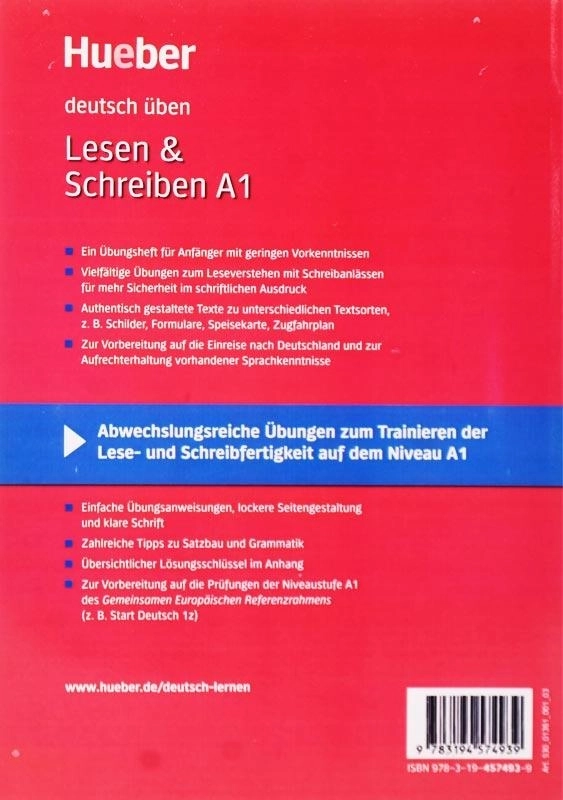 کتاب آموزش زبان آلمانی Lesen And Schreiben A1 - 1