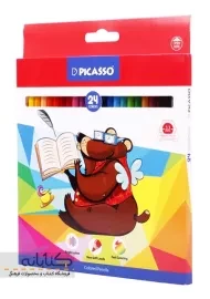 مداد رنگی 24 رنگ پیکاسو (جعبه مقوایی)
