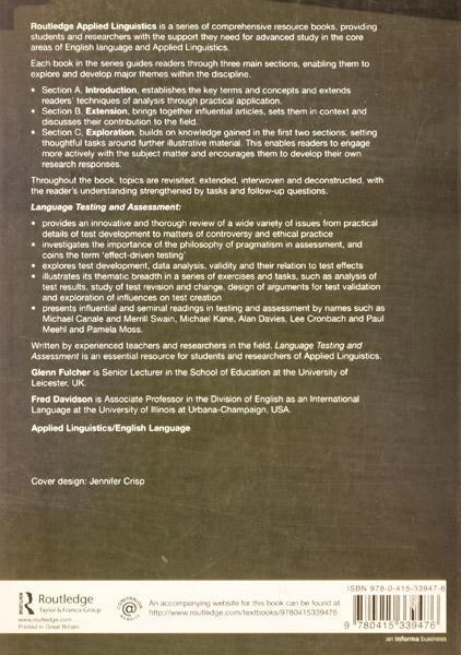 کتاب Language Testing and Assessment - 1