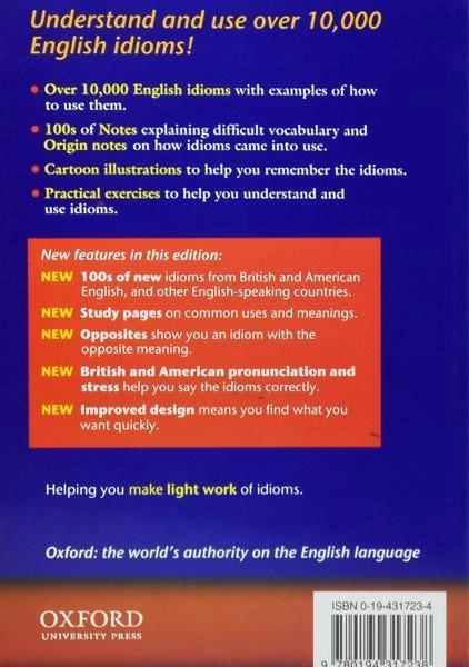 کتاب Oxford Idioms Dictionary - 1