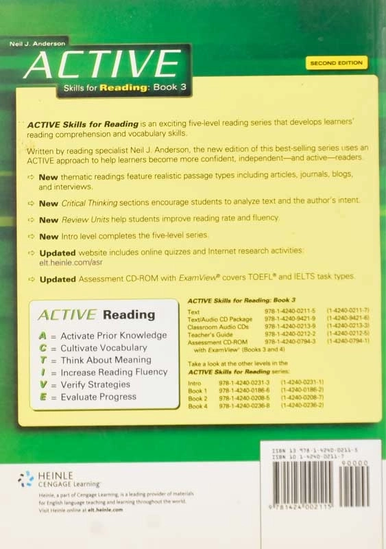 کتاب Active Skills For Reading 3 (2nd) - 1
