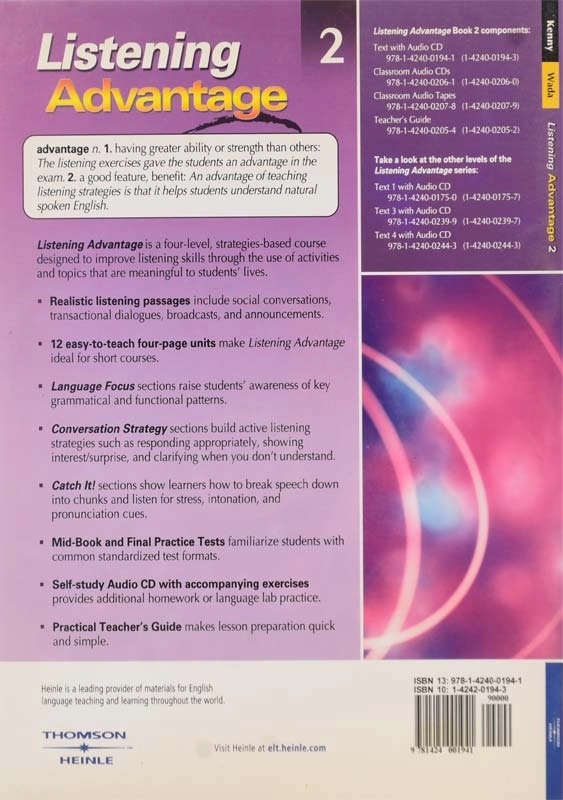 کتاب Listening Advantage 2 - 1