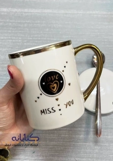 ماگ دسته طلایی - 1