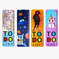 دفتر لیست انجام کارها چوبی دکمه (To Do List)