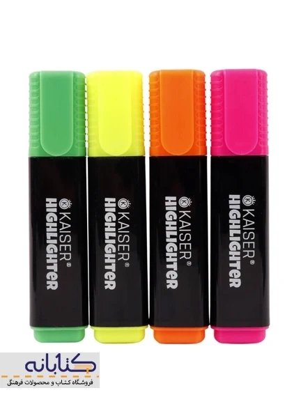 ماژیک علامت زن 4 رنگ کایزر - 1