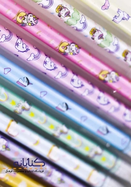 روان نویس 10 رنگ هپی دی طرح یونیکورن - 3