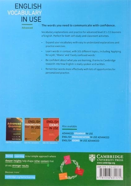 کتاب English Vocabulary In Use Advanced (3rd) - 2