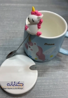 ماگ قاشق سیلیکونی یونیکورن - 2