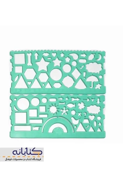 خط کش شابلون دار دوقلو - 2