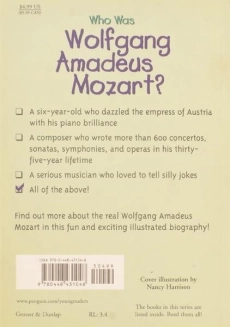 کتاب Who Was Wolfang Amadeus Mozart | ولفانگ آمادئوس موتسارت چه کسی بود؟ - 1
