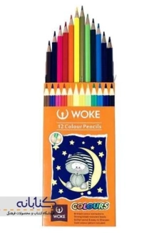 مداد رنگی 12 رنگ ووک (جعبه مقوایی) - 4