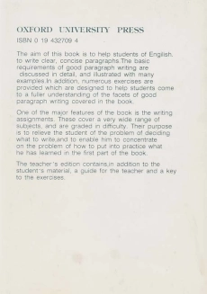 کتاب PARAGRAPH WRITING - 1