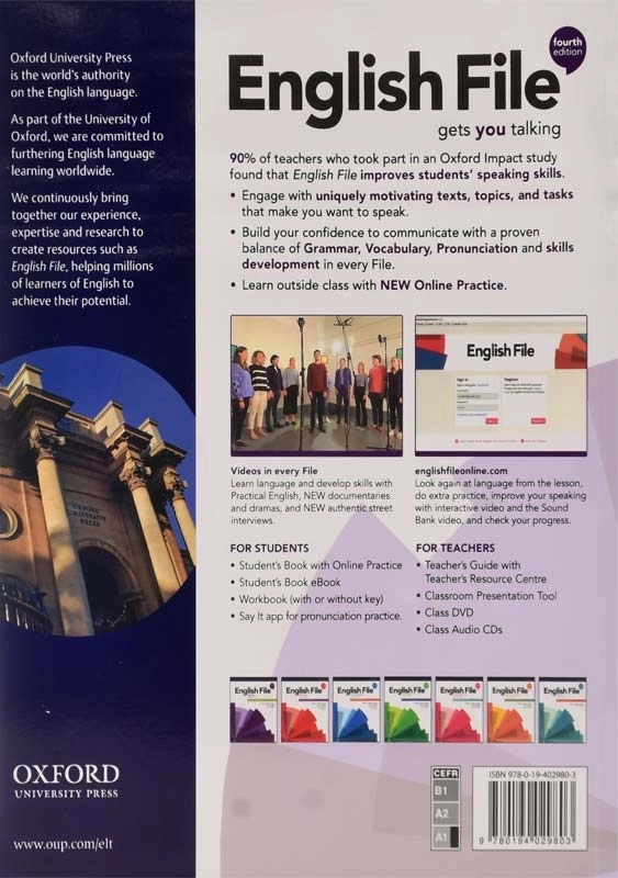 کتاب English File Beginner (4th) - 1