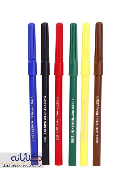 ماژیک رنگ آمیزی 6 رنگ کایزر - 1