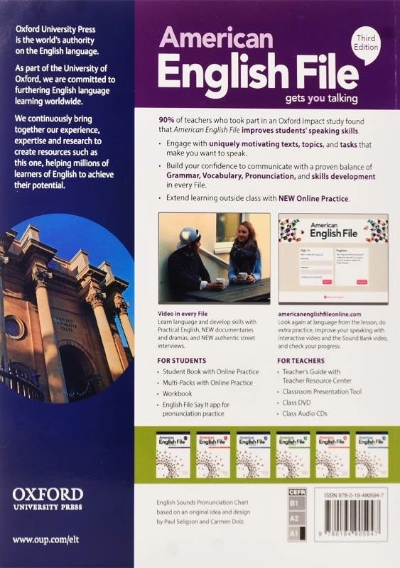 کتاب American English File starter (3rd) - 1