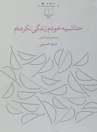 کتاب حتا شبیه خودم زندگی نکرده ام