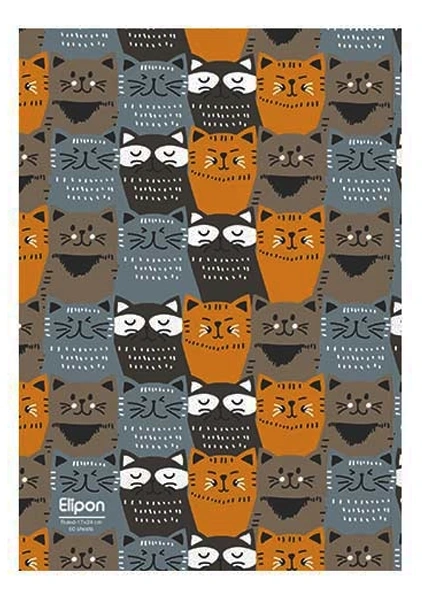 دفتر تک خط 60 برگ الیپون ( ته چسب ) - 4