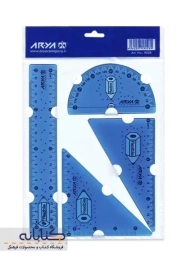 ست خط کش آریا (4 تیکه)