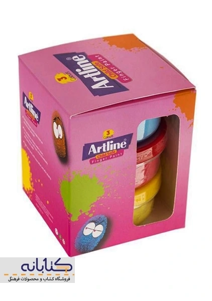 رنگ انگشتی 3 رنگ آرت لاین