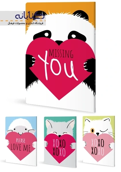 دفتر تک خط 50 برگ سری جاکوجو،دانو (ته چسب)