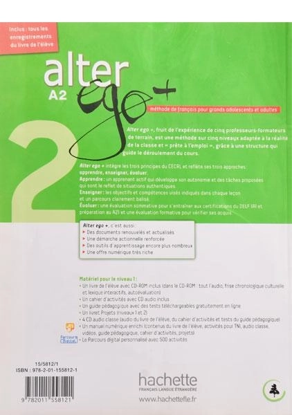 کتاب آموزش فرانسه Alter Ego A2 - 2