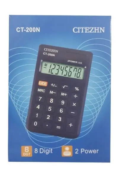 ماشین حساب جیبی سیتیژن مدل CT-200N - 1
