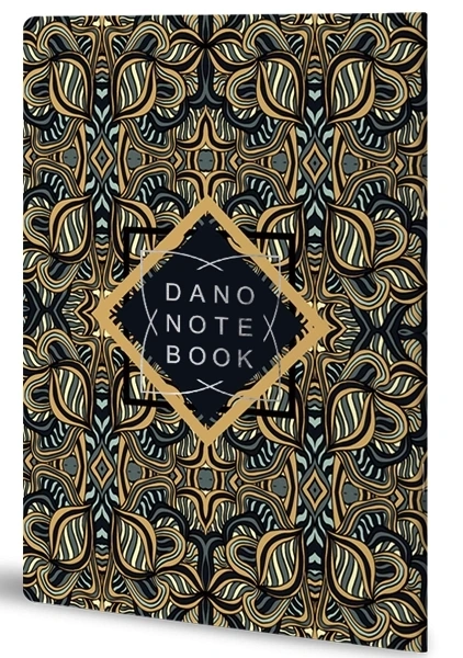 دفتر تک خط 40 برگ سری ماندالا،دانو (ته چسب) - 4