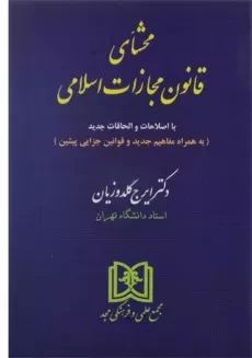 کتاب محشای قانون مجازات اسلامی - گلدوزیان