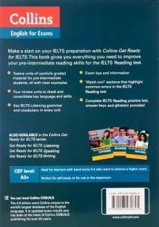 کتاب +Get Ready for Ielts Reading pre-intermediate A2 - 1