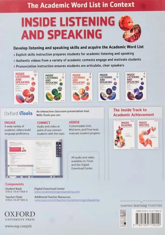 کتاب INSIDE LISTENING AND SPEAKING INTRO - 1