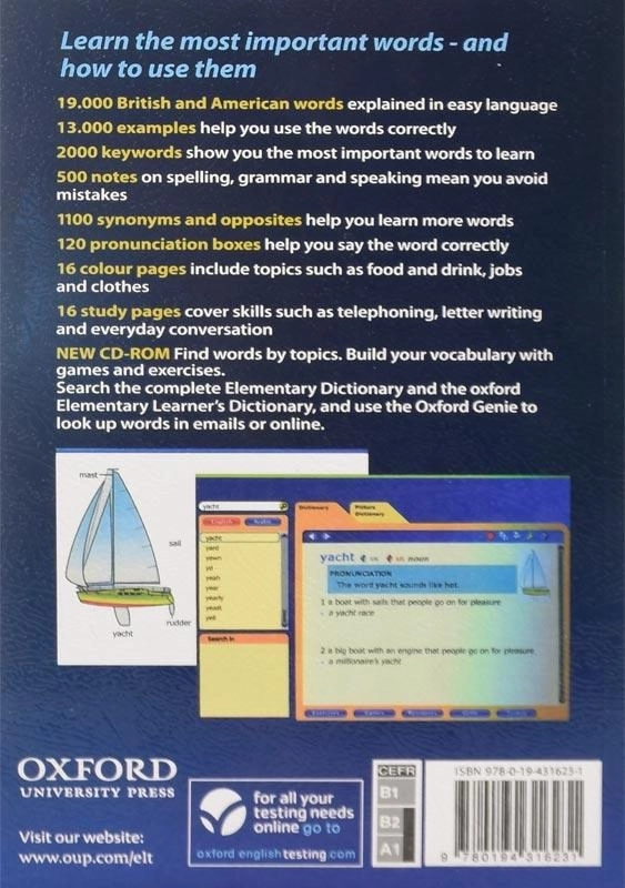 کتاب Oxford Elementary Learner's Dictionary - 1