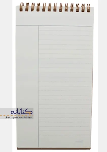 دفتر یادداشت خبرنگاری 70 برگ جلد چرم الیپون - 4